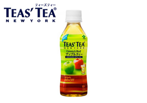 TEAS’ TEA Green＆Red アップルティー（265ml）24本セット