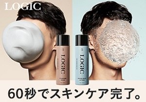 泡洗顔×ミスト化粧水　LOGIC